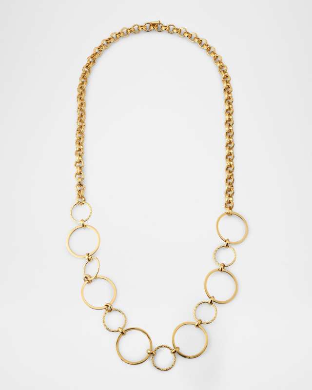 Single Strand Bubble Chain Necklace